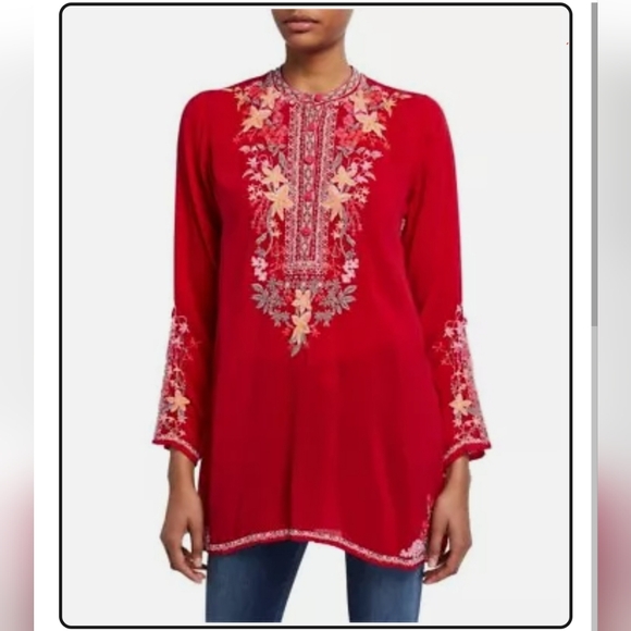 SOLD!!! Johnny Was Liliana Tunic Small S $275 - Picture 2 of 8